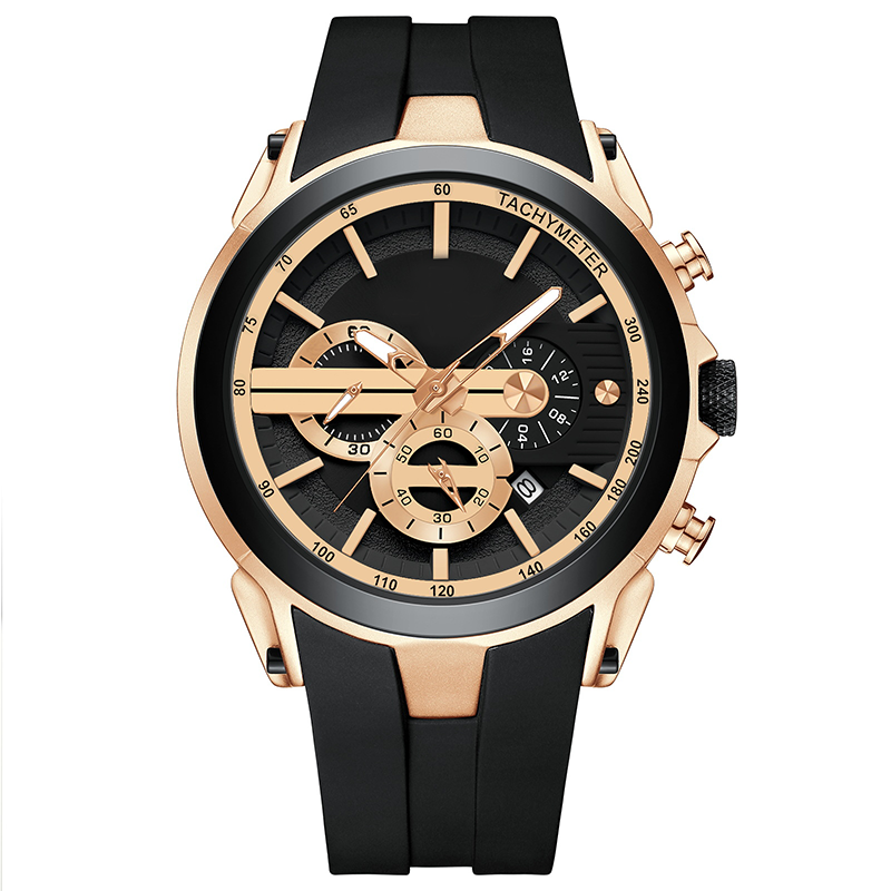⏰Black Friday Sale 50% OFF💥💥Sport Style Luminous Silicone Strap Waterproof Watch