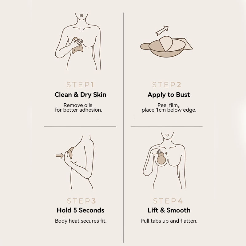 👙✨Seamless Uplift Adhesive Nipple Covers for Women