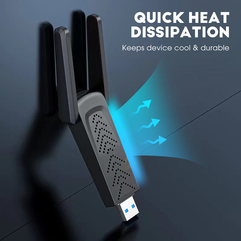 1300Mbps USB WiFi Dual-Band Network Adapter for PC