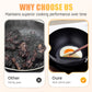 👨‍🍳Chef's Choice🍳Fish Scale Pattern Flat Bottom Non-Stick Pan