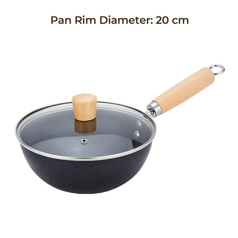 👨‍🍳Chef's Choice🍳Fish Scale Pattern Flat Bottom Non-Stick Pan