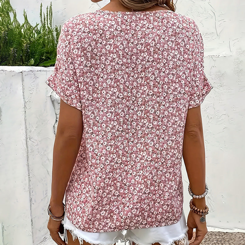 🔥Die besten Sommer-Hot-Seller🔥Elegantes, geblümtes Hemd für Frauen