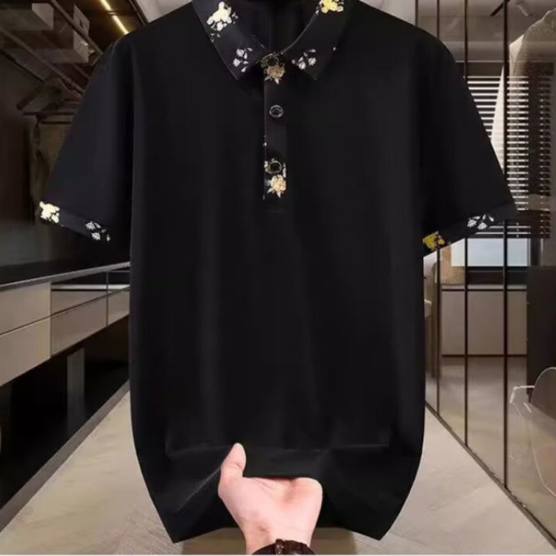 🔥Men's Casual Printed Short-Sleeve Shirt