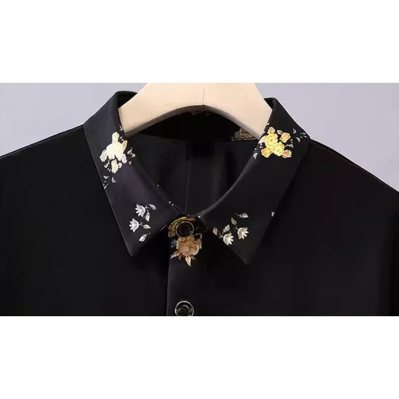 🔥Men's Casual Printed Short-Sleeve Shirt
