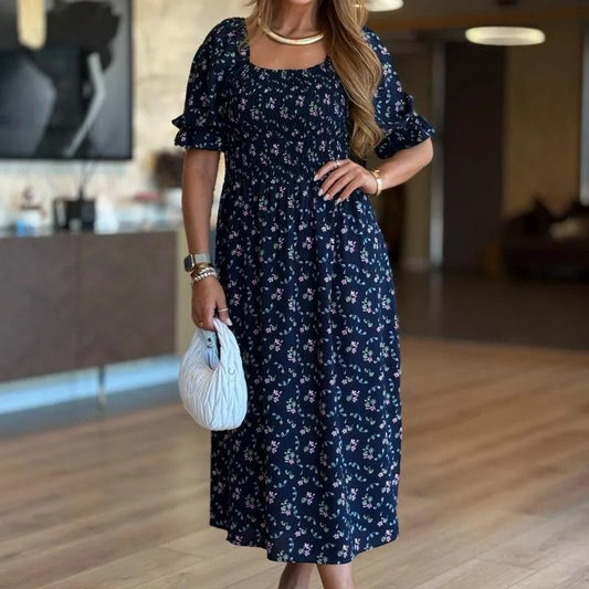 ⏳Time-Limited Special⏰Summer Square Neck Floral Bustier Dress