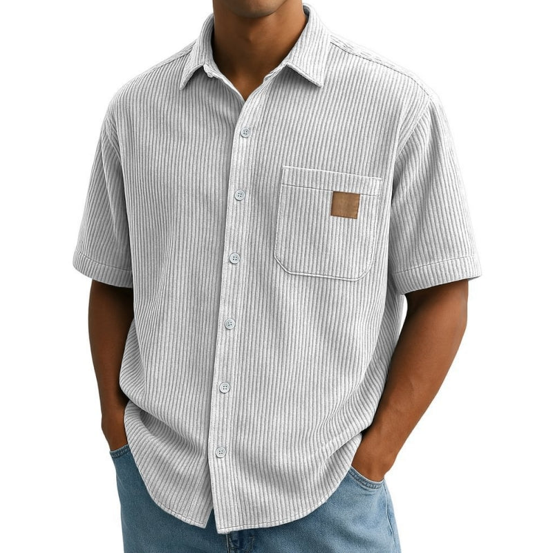 👔SIZE:M-4XL🌟️Men's Vintage Lapel Short-Sleeve Button-Down Shirts