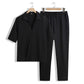 Men's 2 Pieces Short Sleeve V-Neck Top & Pants Sets