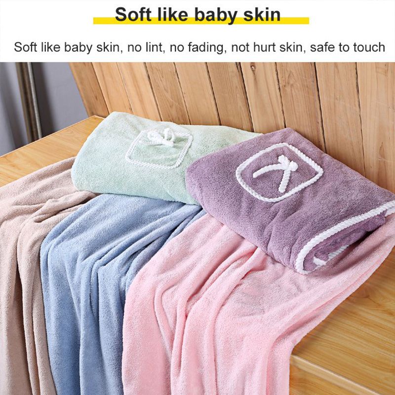 🔥Limited Special Sale 50%OFF🛀Faux Coral Fleece Absorbent Bath Towel - Nice Gift🎀