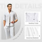 🌿💧Men's Trendy Cotton Linen Top & Pants Two-Piece Set