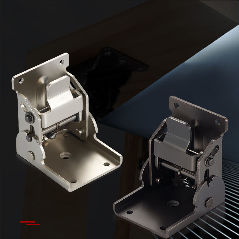 🌲🛠️90 Degrees Self-locking Folding Hinge Anti-corrosion Invisible Connector