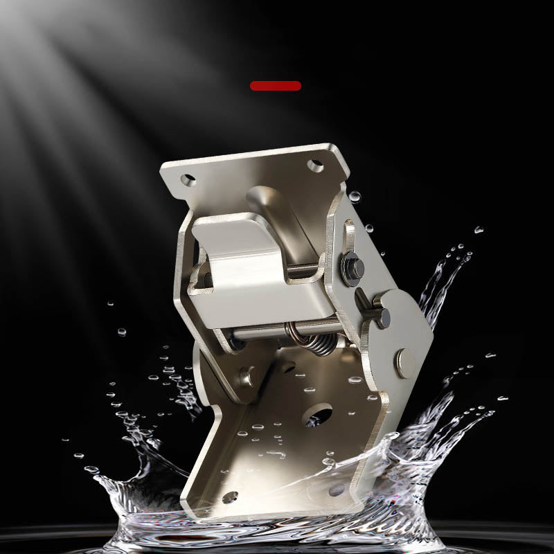 🌲🛠️90 Degrees Self-locking Folding Hinge Anti-corrosion Invisible Connector
