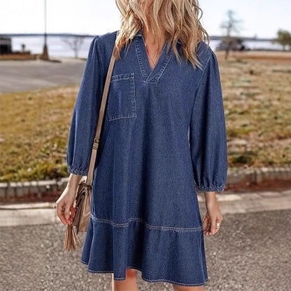 💥Summer Hot Sale 50% OFF - Women's Casual Denim Dress