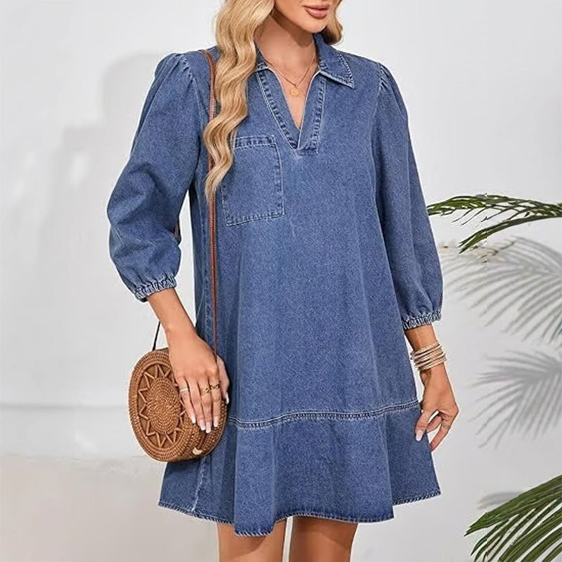 💥Summer Hot Sale 50% OFF - Women's Casual Denim Dress