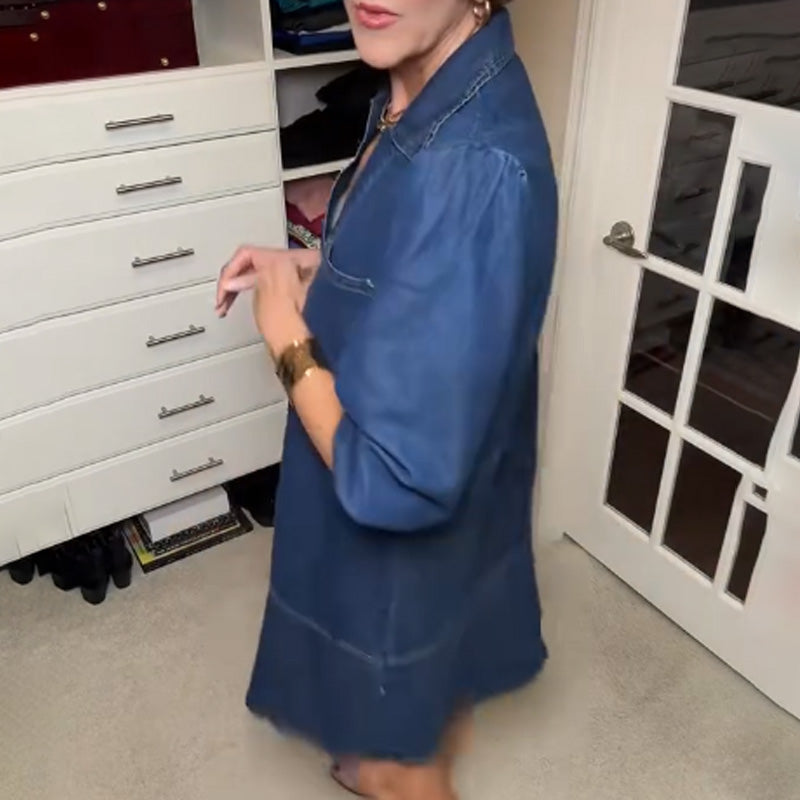 💥Summer Hot Sale 50% OFF - Women's Casual Denim Dress