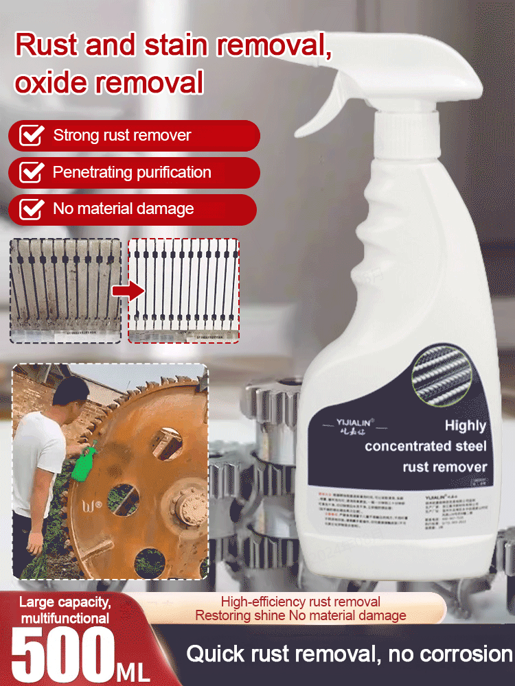 💥 Buy 3 and get 1 Free🔥 Highly concentrated rust remover for steel & iron