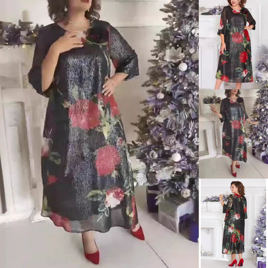 👗(SIZE:S-4XL)🌸 2025 New 3D Crafted Short Sleeve Dress, three-dimensional cut