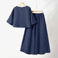 Women's Casual Round Neck 3/4 Sleeve T-Shirt & Loose Pants 2-Piece Set