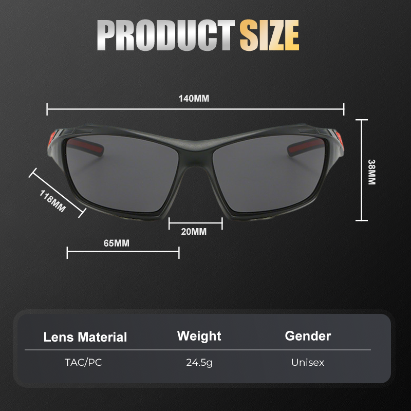 🌞🕶️ 2025 new polarized sunglasses, perfect companion for outdoor sports!