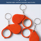 🔍✨Mini Folding Magnifying Glass Key Chain