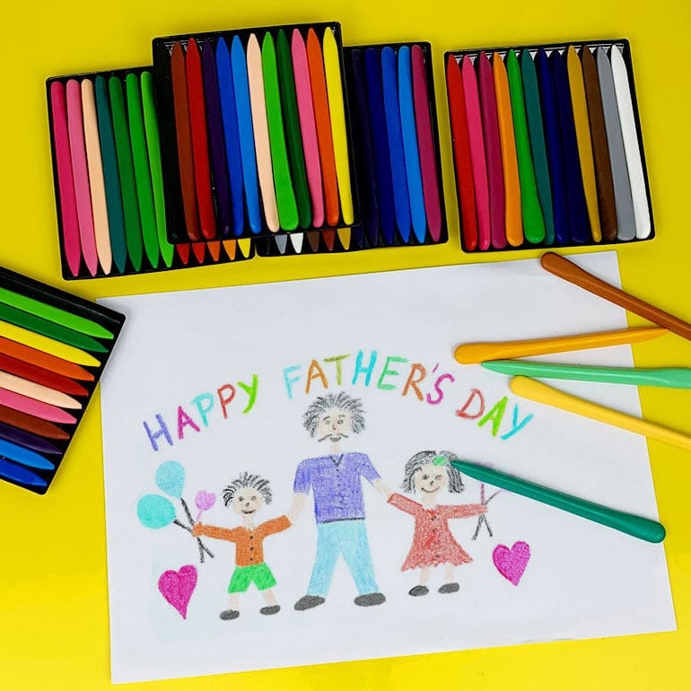 🌈36-color triangular crayons - non-toxic, washable colored oil pastel painting set🎨