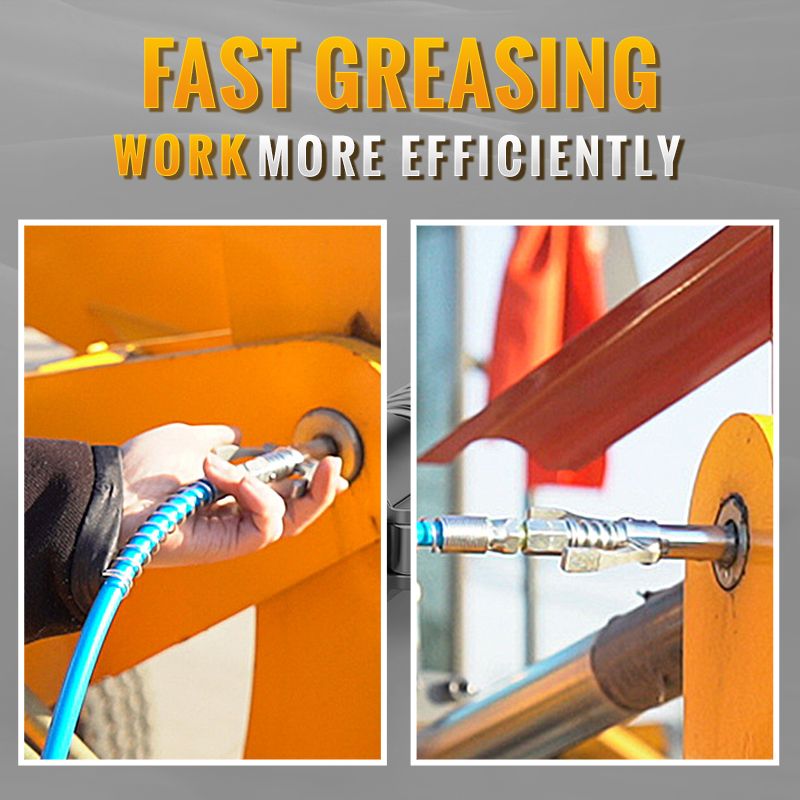🔩 BUY 2 GET 1 FREE!High Pressure Dual Handle Grease Gun Coupler