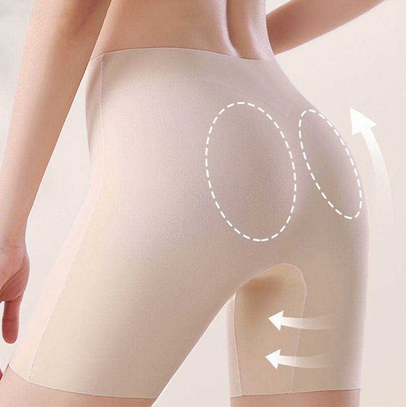 🏆Women High-waist Ice Silk Underwear with Tummy-control Hip-lifting👑Suitable for all seasons🌿