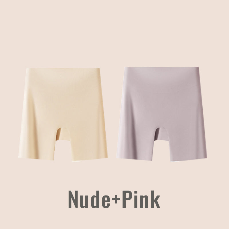 🏆Women High-waist Ice Silk Underwear with Tummy-control Hip-lifting👑Suitable for all seasons🌿
