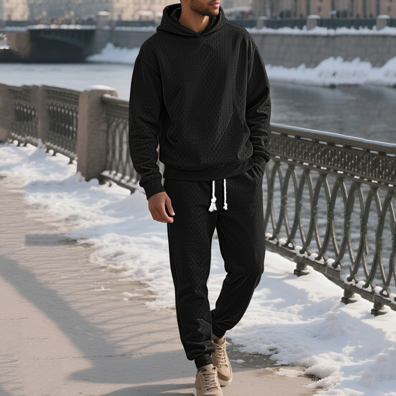 🌟Men's Casual Hooded Sweatsuit 2-Piece Set