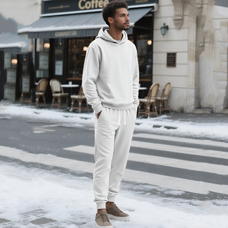 🌟Men's Casual Hooded Sweatsuit 2-Piece Set