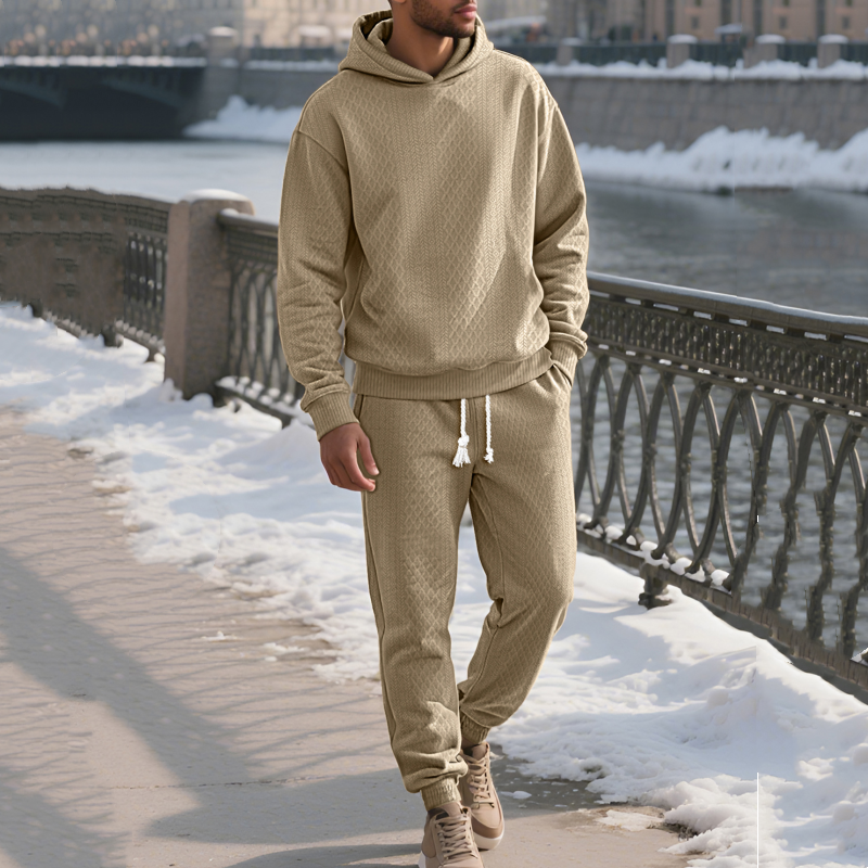 🌟Men's Casual Hooded Sweatsuit 2-Piece Set