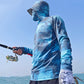 Men's Breathable UV Protection Hoodie with Face Mask