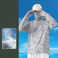 Men's Breathable UV Protection Hoodie with Face Mask