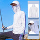 Men's Breathable UV Protection Hoodie with Face Mask