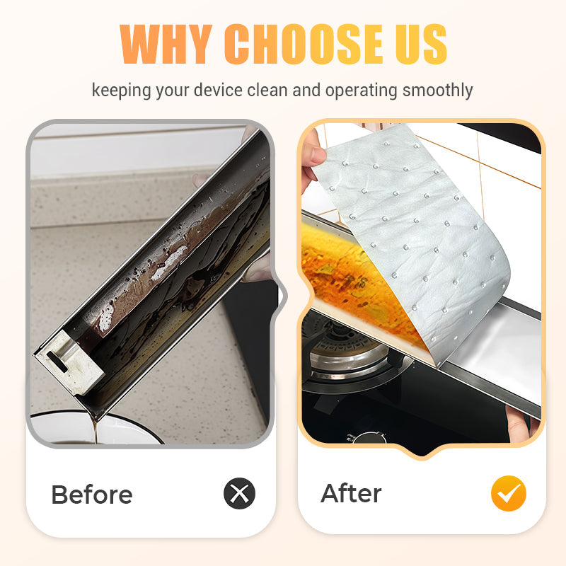 🧽🫧Thickened Oil-Absorbing Paper for Range Hood