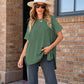 Women's Loose Fit Short Sleeve Knit Top