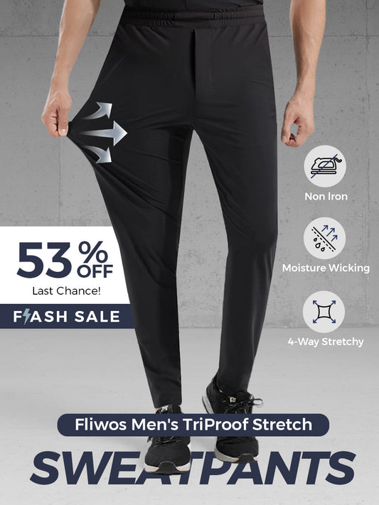 🔥Hot Sale 50% OFF🔥Men's TriProof Stretch Sweatpants