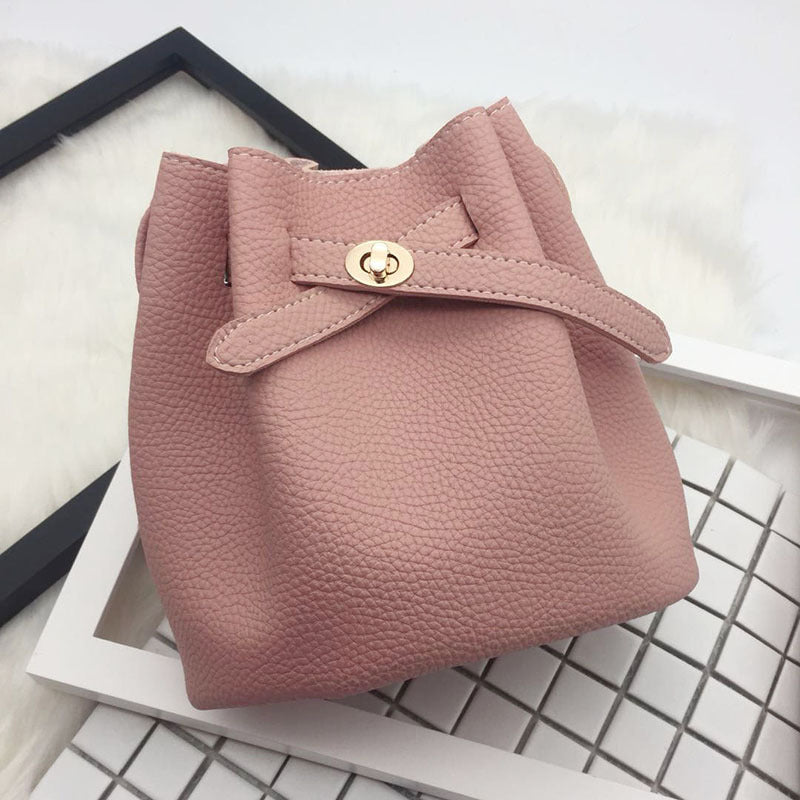 🔥Women's Casual Cinch-Top Bucket Bag