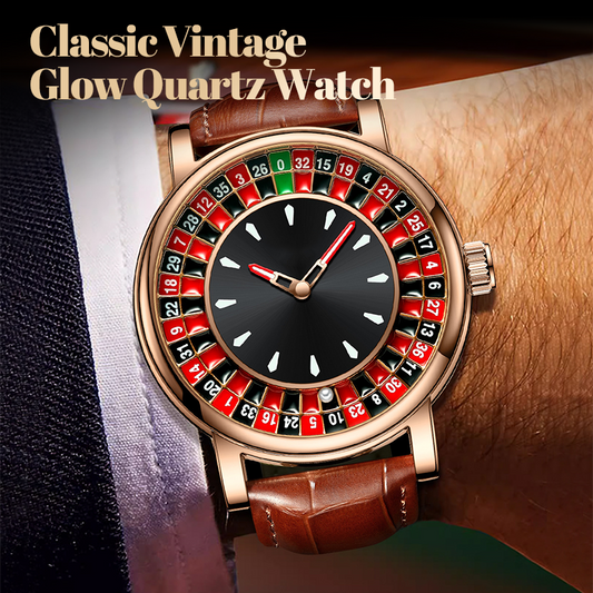 🔥Lucky Day 60% OFF - Classic Vintage Glow Quartz Watch⌚