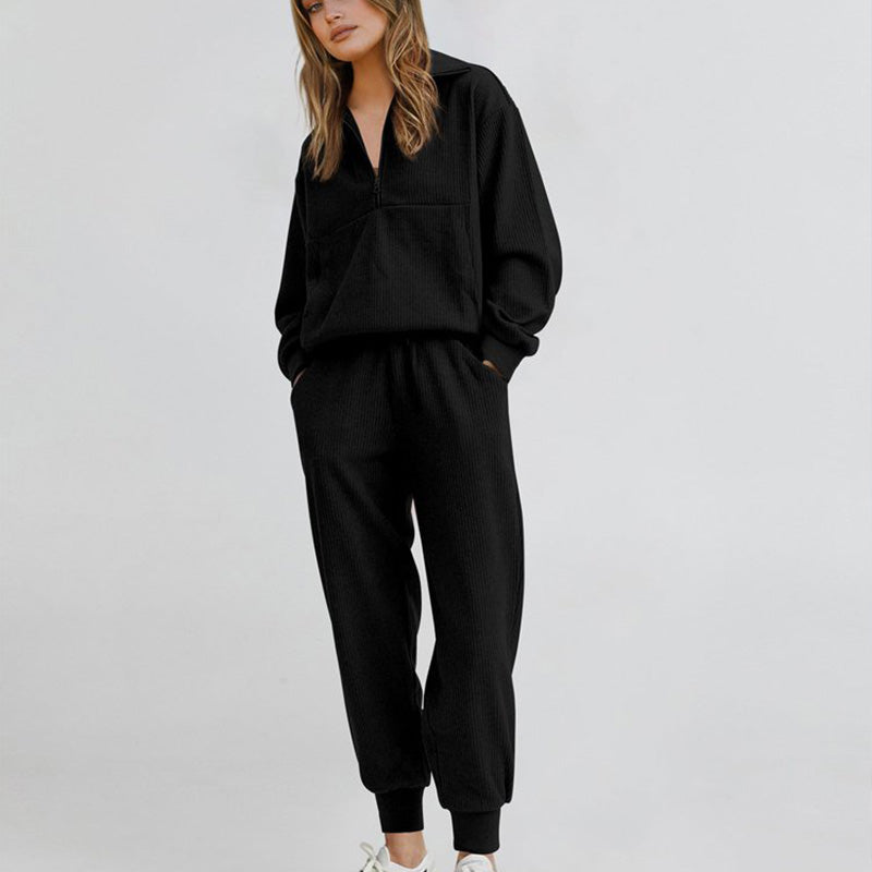 🔥Long Sleeve Half Zip Sweatsuits Set - Last Day 50% OFF🎁