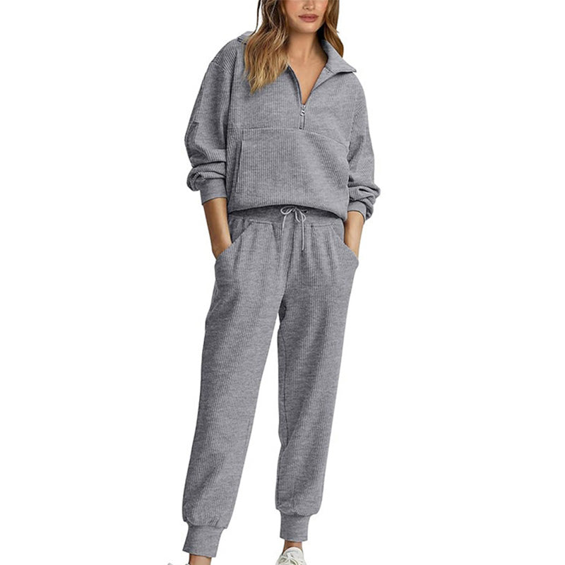 🔥Long Sleeve Half Zip Sweatsuits Set - Last Day 50% OFF🎁