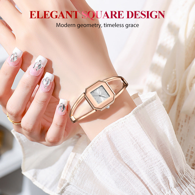 🔥New Hot Selling❤️‍🔥Minimalist Fashion Square Dial Quartz Watch