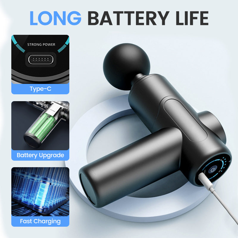 🔥Portable Deep Tissue Massager - Free 4 Massage Heads🎁