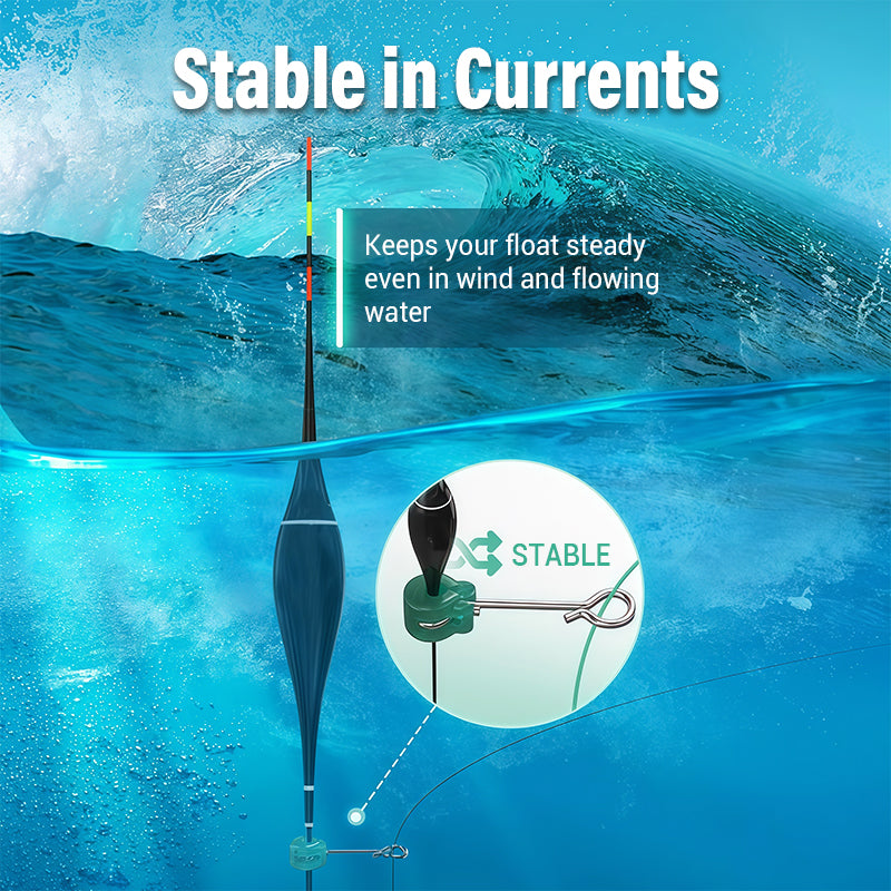 🎣Essential for Professional Anglers🐟Durable Ultra-Light Easy-Threading Float Stop