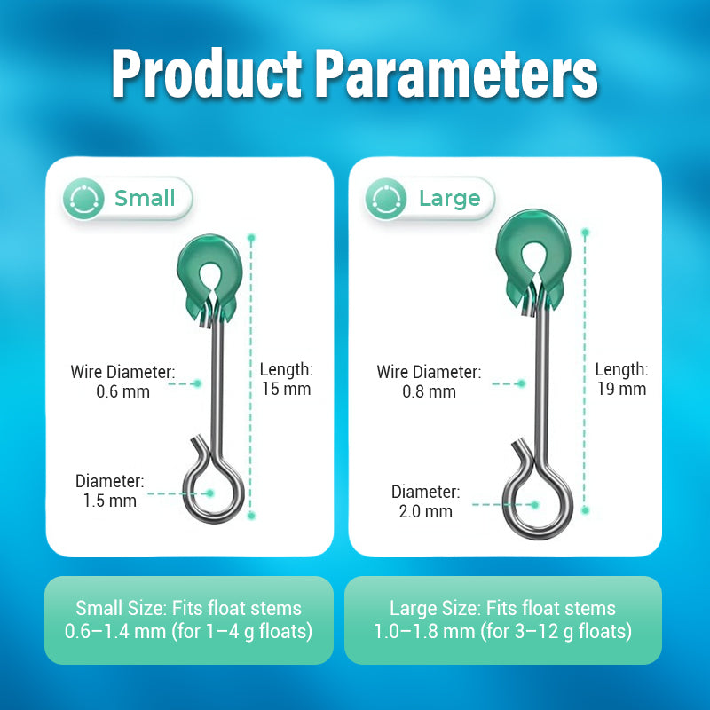 🎣Essential for Professional Anglers🐟Durable Ultra-Light Easy-Threading Float Stop
