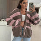 ⏳OFF-Season Sales 40% OFF⏰Women's Stylish Striped Open Front Sweater