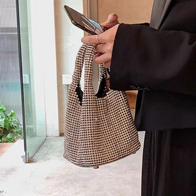 💎Women's Rhinestone Bucket Handbag