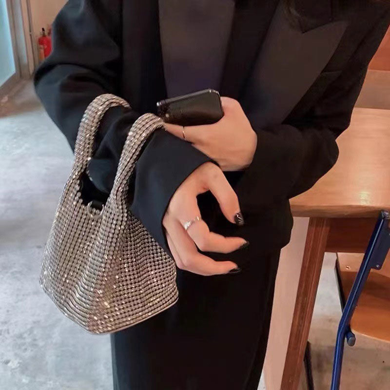 💎Women's Rhinestone Bucket Handbag