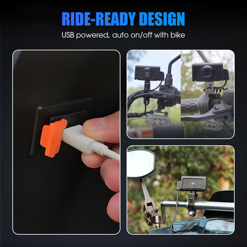 🏍️📹Waterproof HD Motorcycle Dash Cam