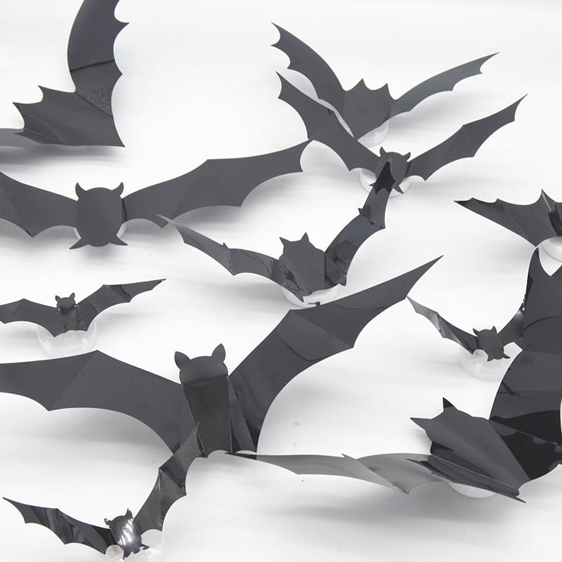 🦇 Halloween Decoration: 3D LED Bat-Shaped Wall Light