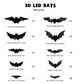 🎃Halloween pre-sale🦇Halloween 3D Bat LED Wall Light Decor
